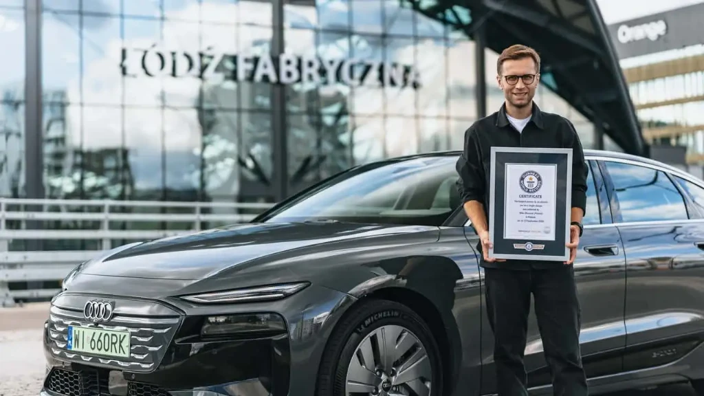 Audi A6 Sportback e-tron проїхав рекордні 1338 км на одному заряді: як це вдалося (Фото)